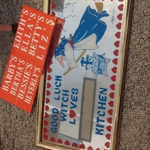 ✨️very rare✨️ ARTMARK GOOD LUCK WITCH DECOR